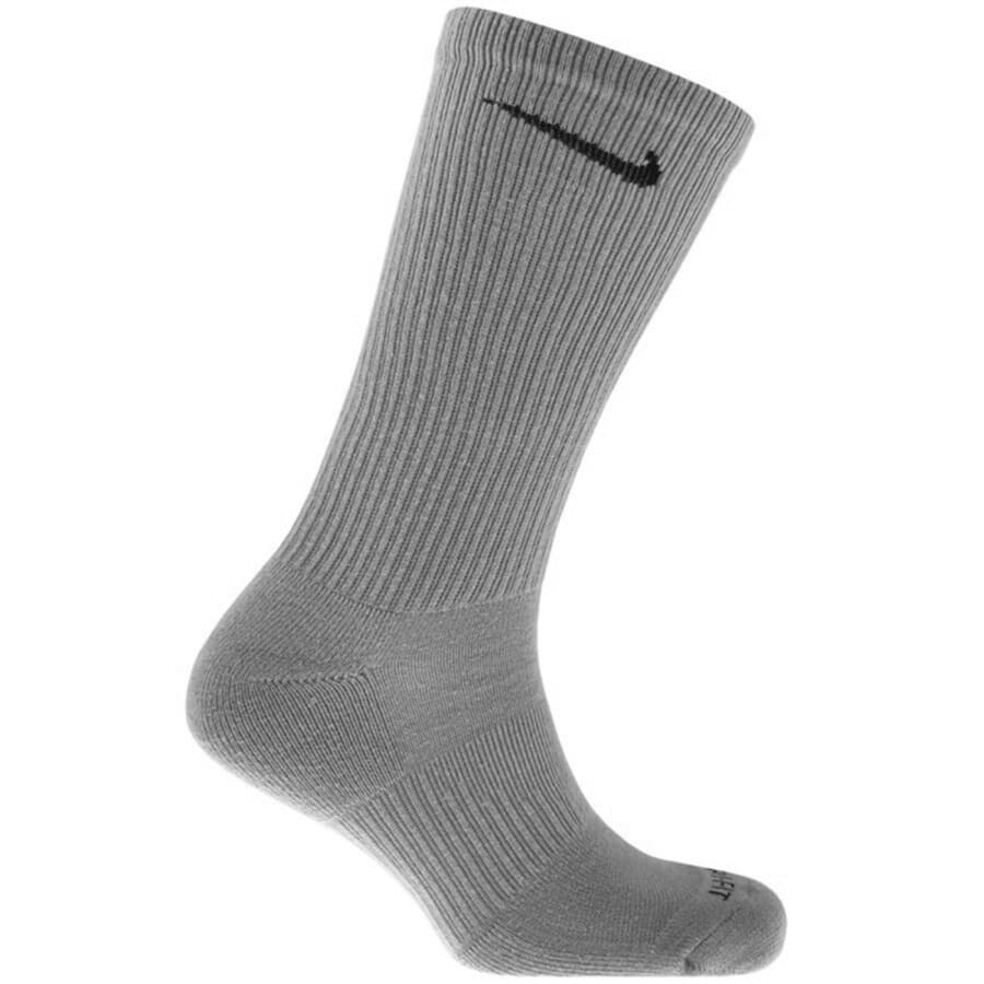 Grey nike socks 6 pack best sale